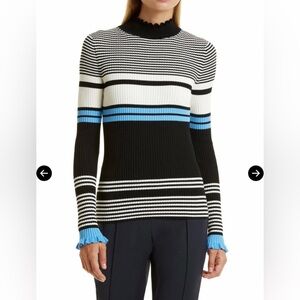 HUGO BOSS Fanada Stripe ribbed Sweater - M